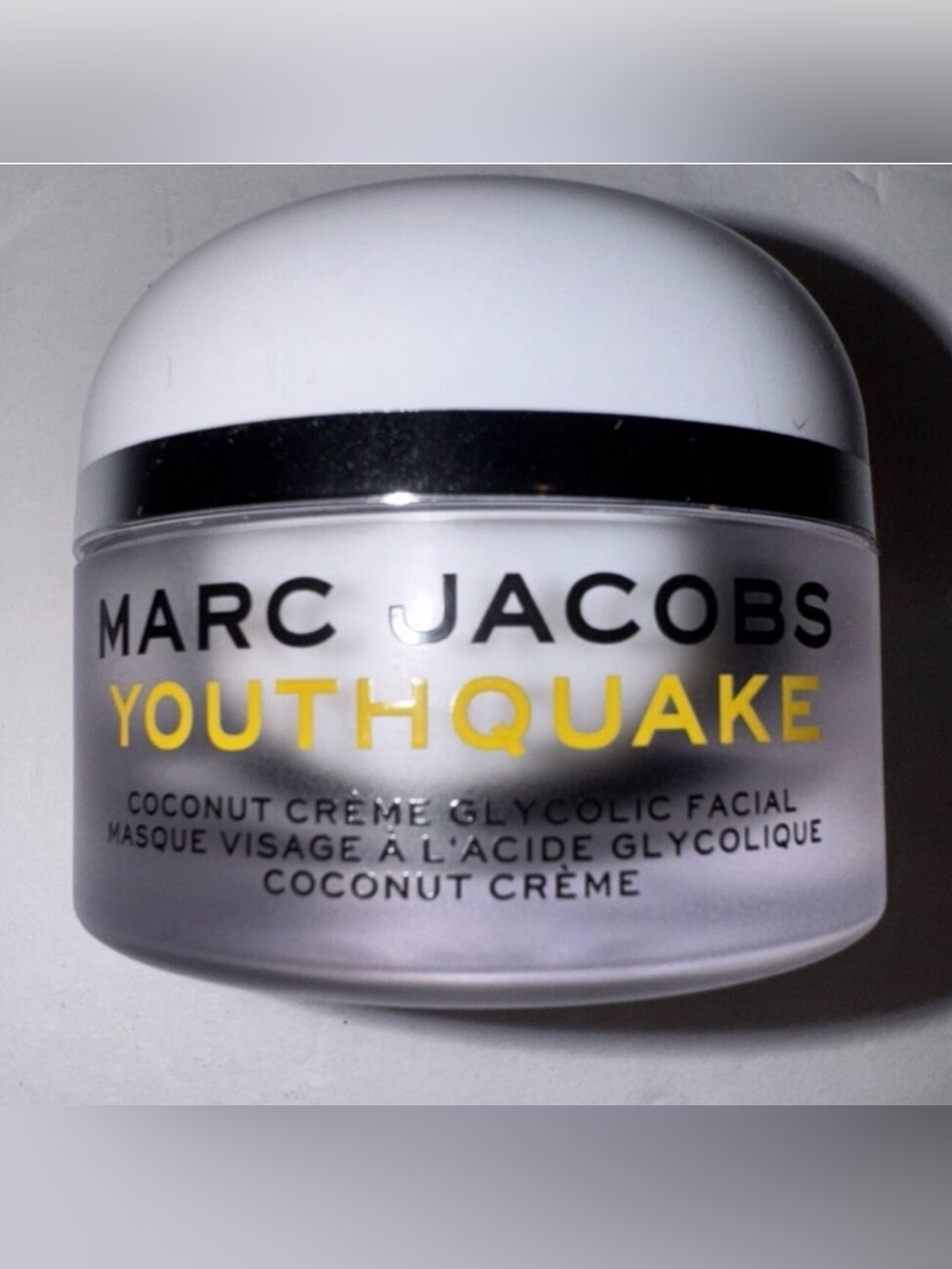 Marc Jacobs Youthquake Facial Mask - White & Yellow Jar